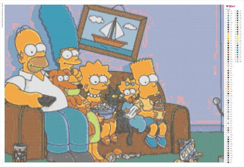 Simpsonai žiūri televizorių